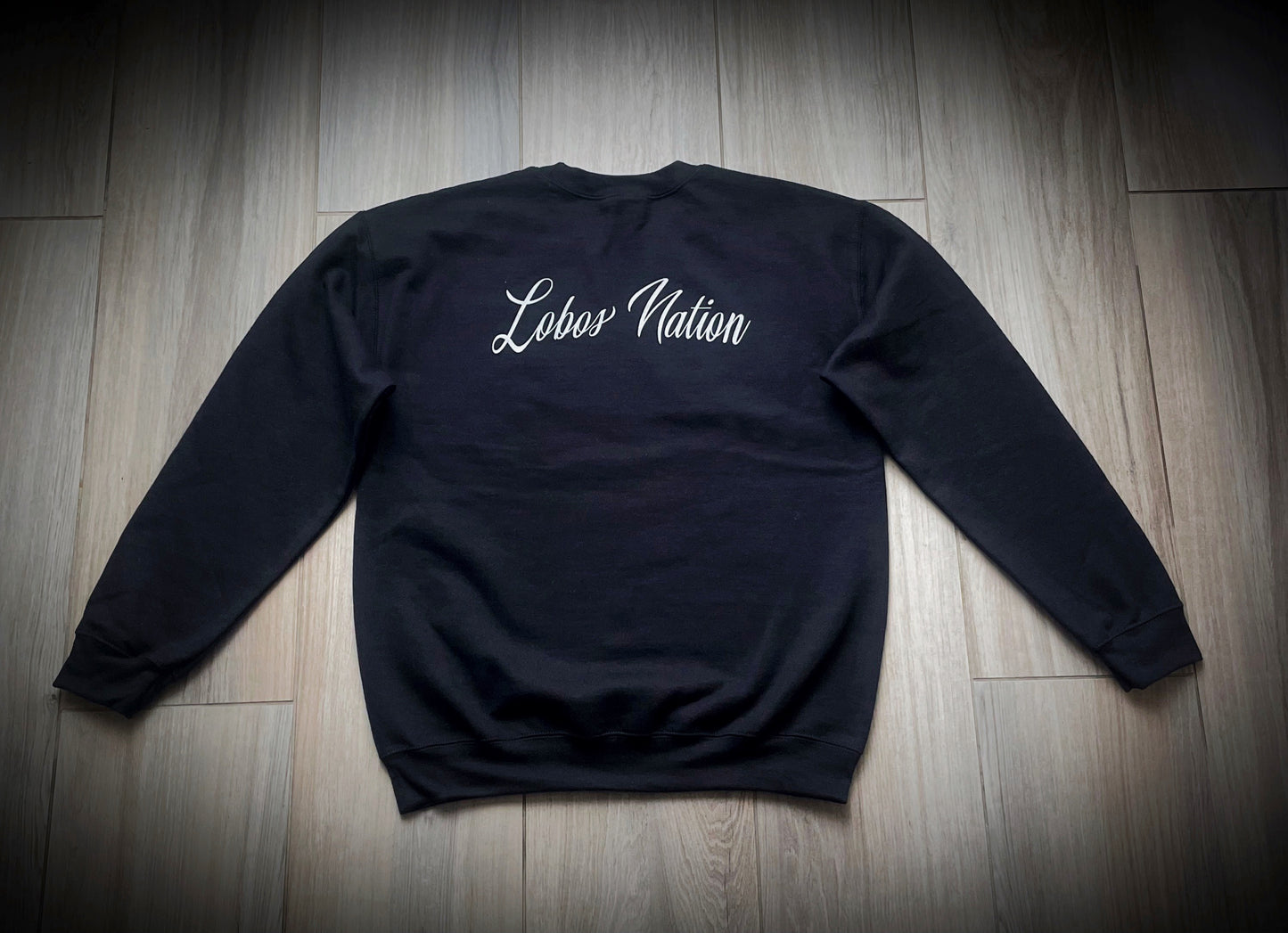 Cursive Crew Neck Sweatshirt