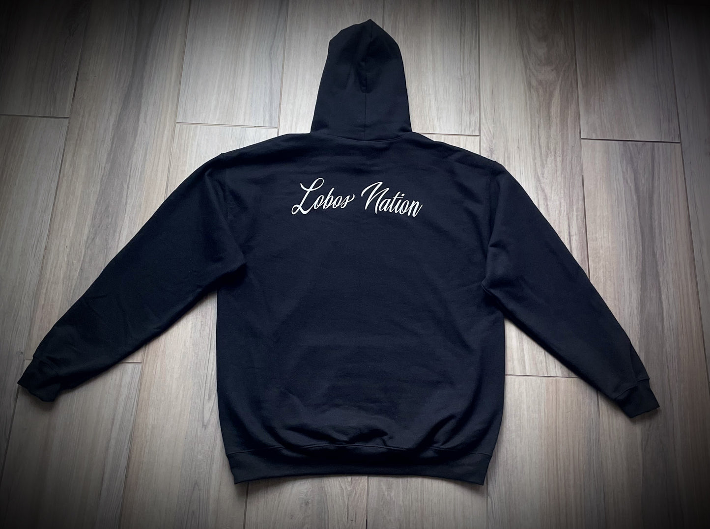 Cursive Pull Over Hoodie