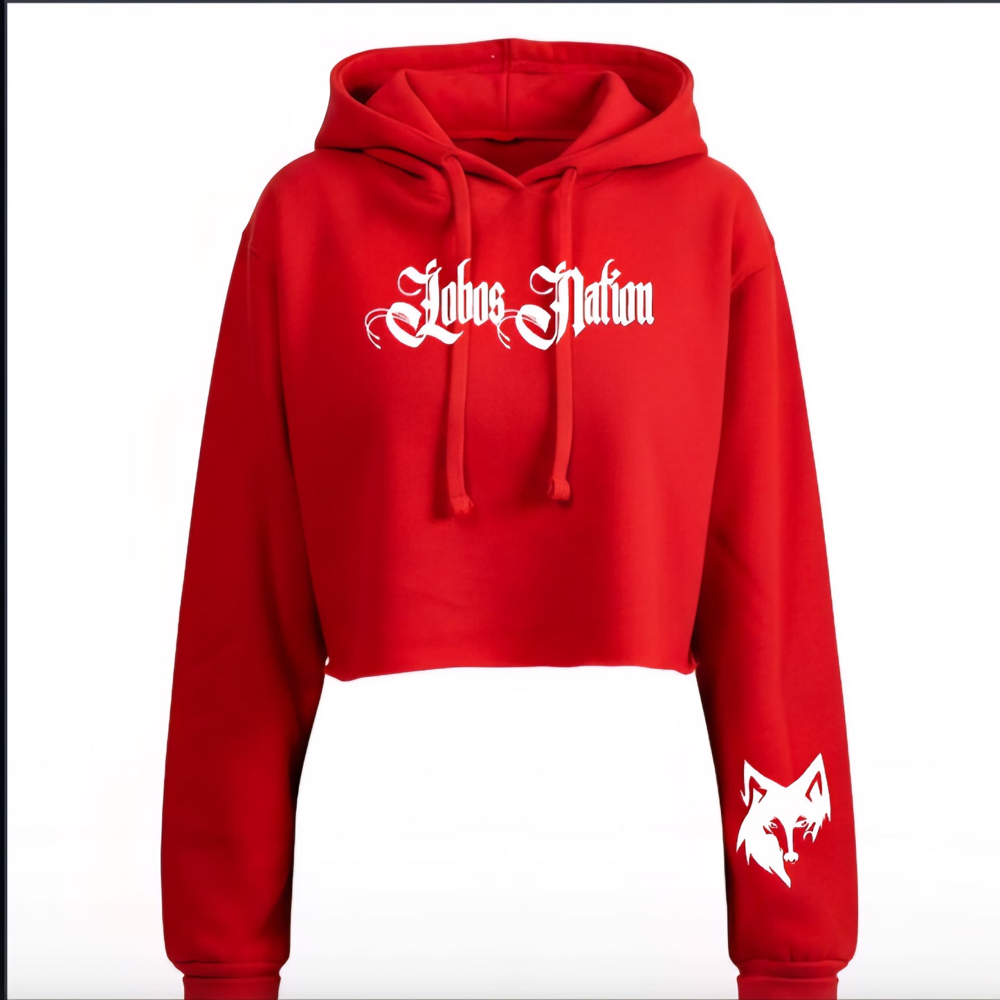 Womens Crop-Top Hoodie