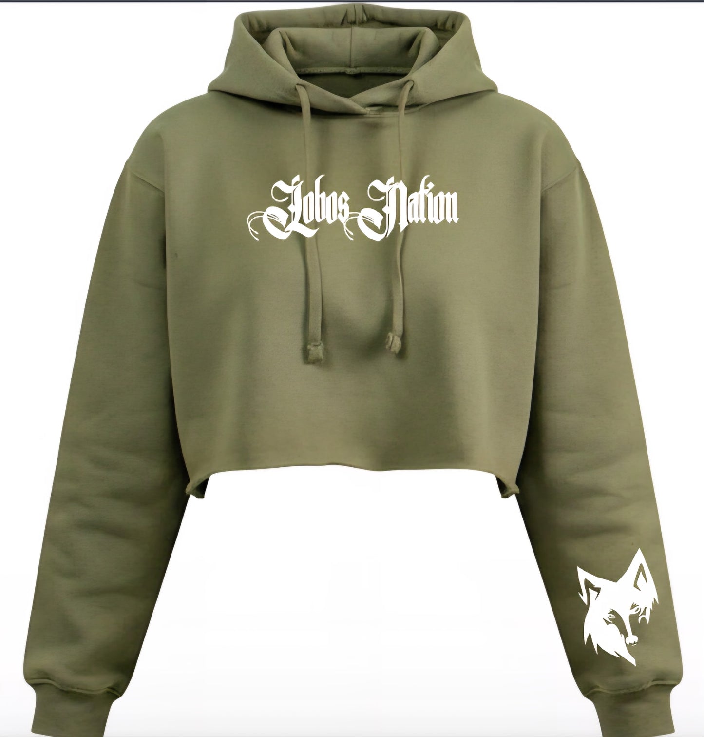 Womens Crop-Top Hoodie