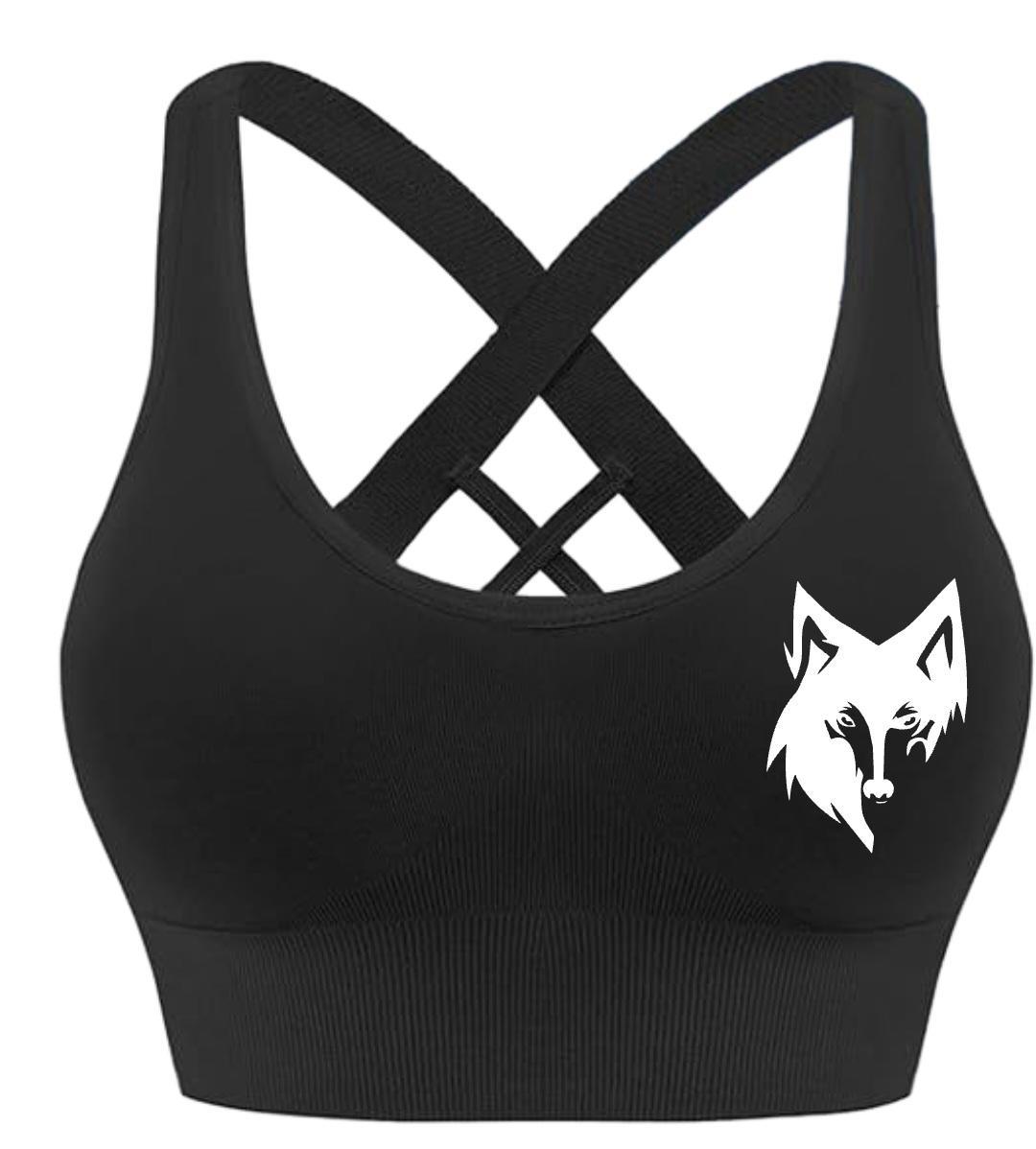 Lobo's Women Black Sports Bra