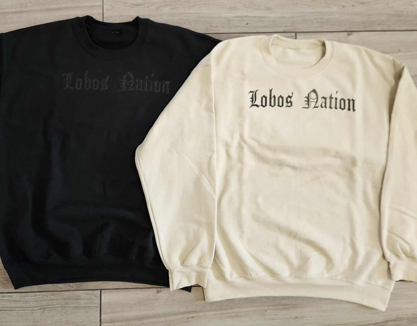 Black on Black Lobos Sweatshirt