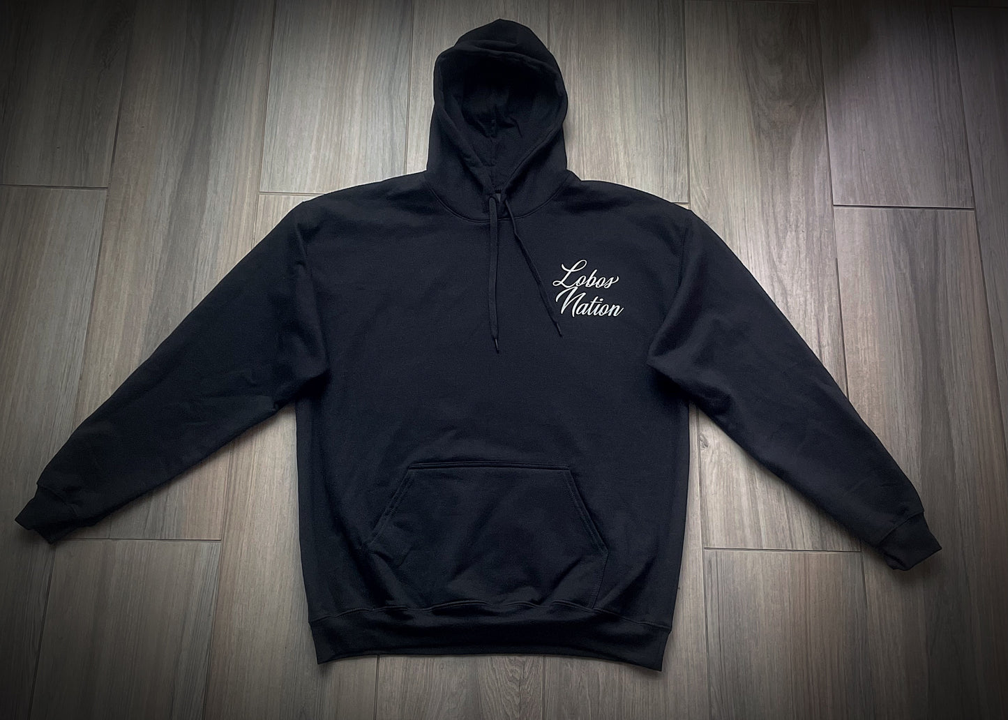 Cursive Pull Over Hoodie