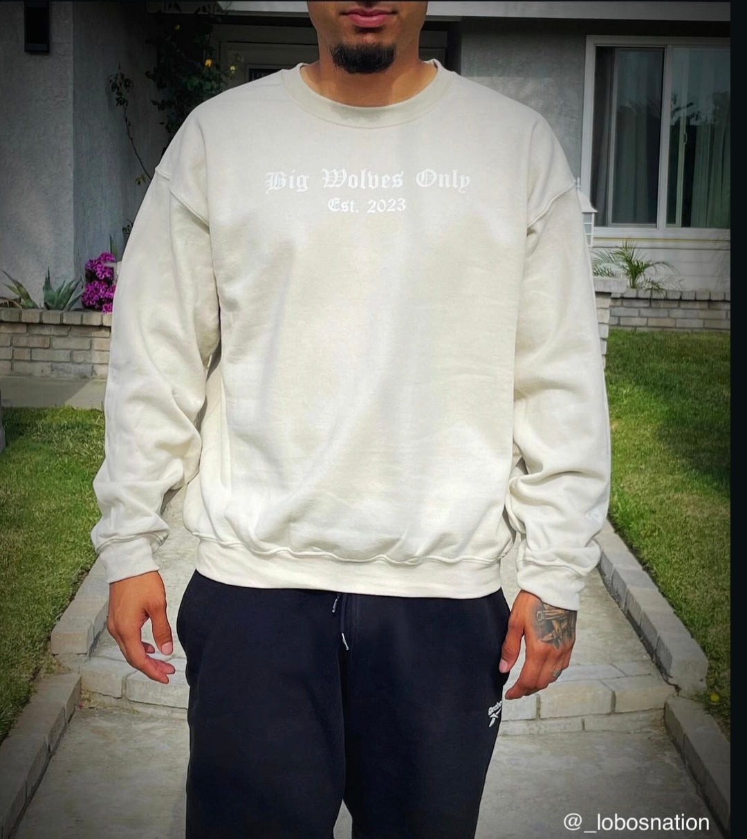 Big wolves only sweatshirt