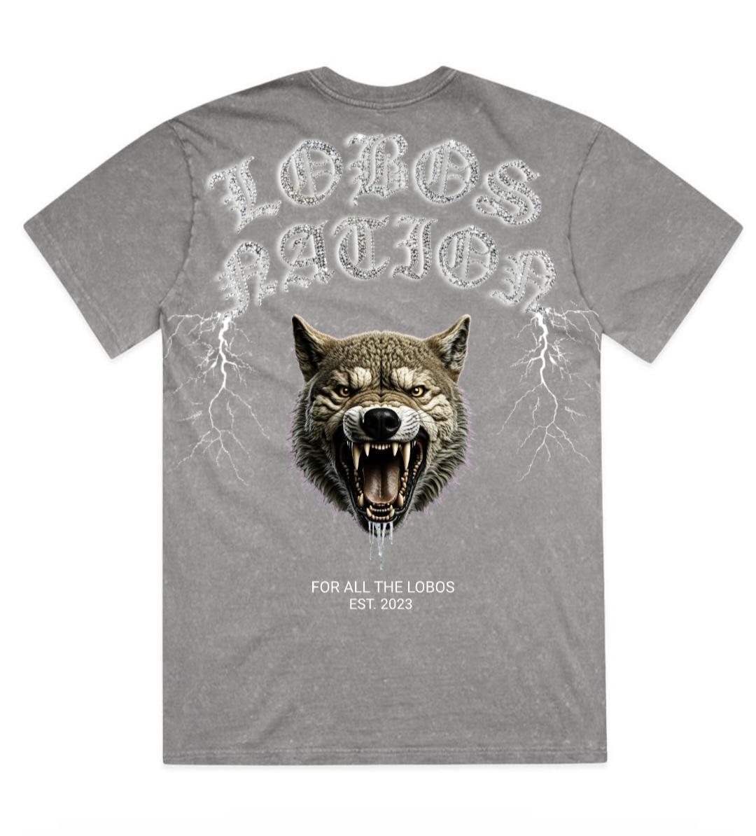 For The Lobos Oversized Washed T Shirt