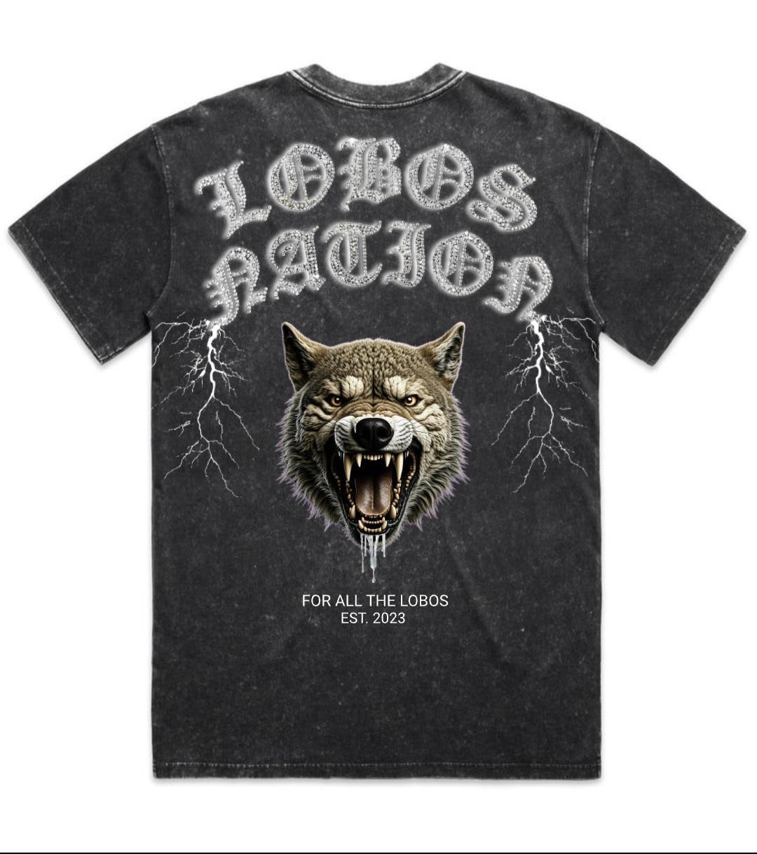 For The Lobos Oversized Washed T Shirt