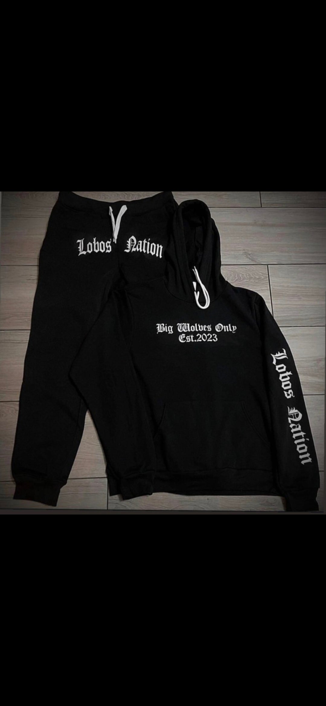 Black Lobos Nation Joggers. (Joggers only)