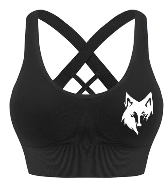 Lobo's Women Black Sports Bra