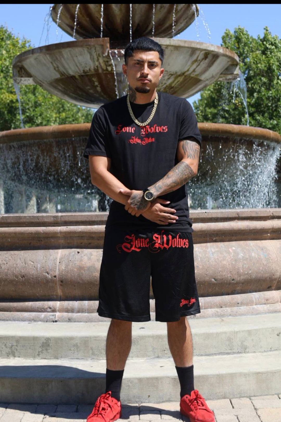 Lone Wolves Mesh Shorts